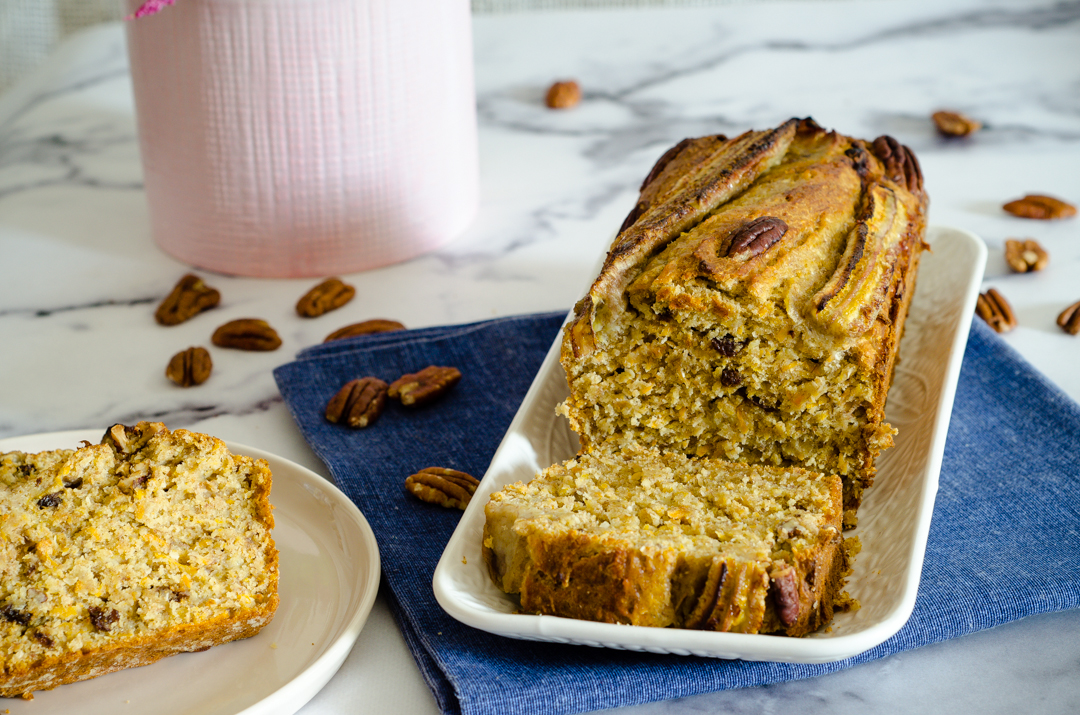Banana bread carote e cocco