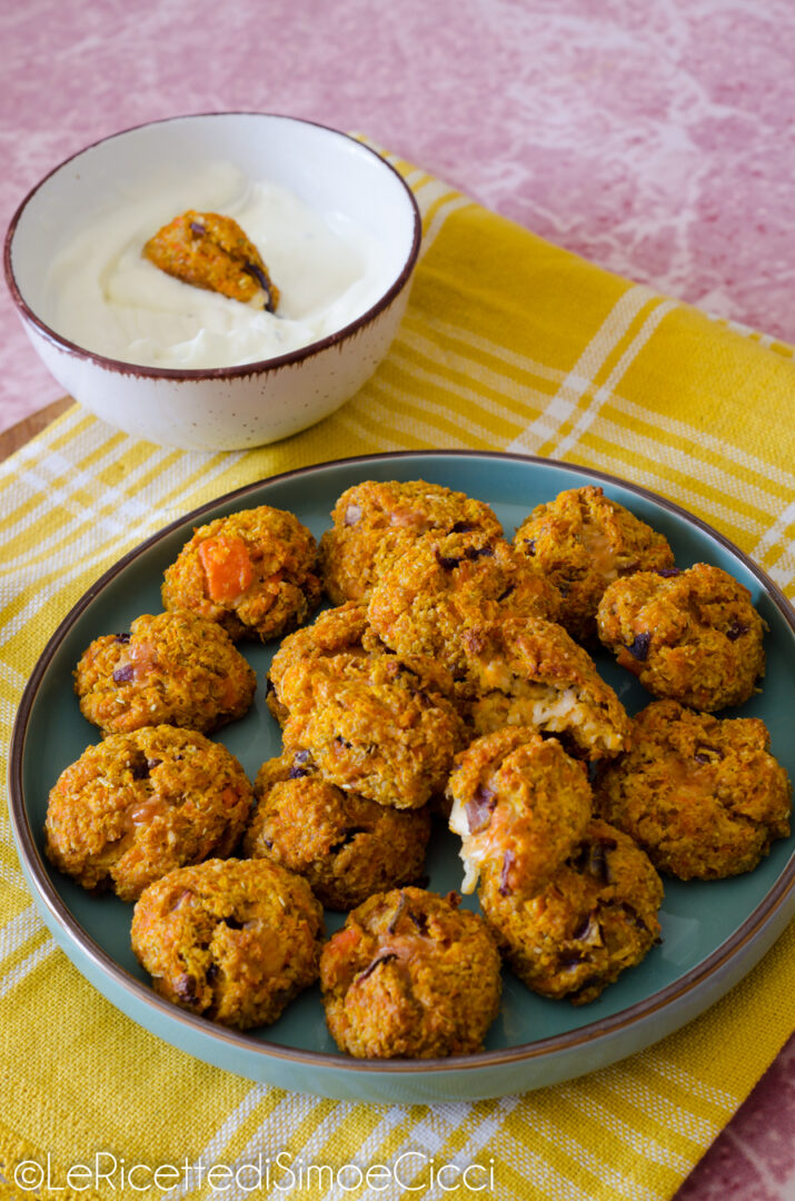 Polpette di carote al forno