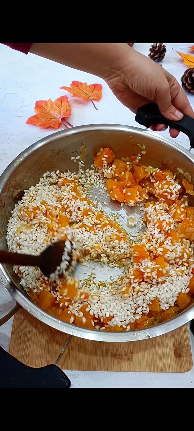 Risotto zucca e stracciatella, cremoso e buonissimo! - Le Ricette di ...
