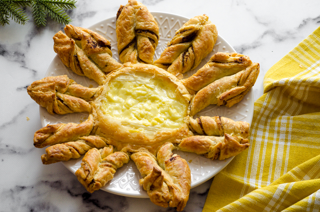 Torta salata a forma di cuore (Cuore di pasta sfoglia) Ricetta velocissima!