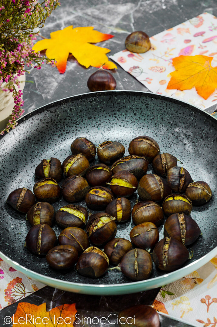 Castagne in padella