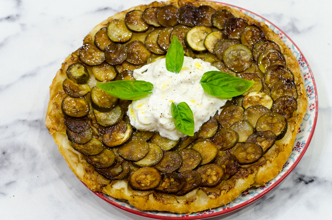 Tarte tatin di zucchine