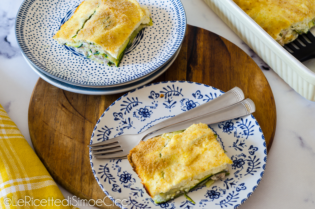 Tortino di alici e zucchine