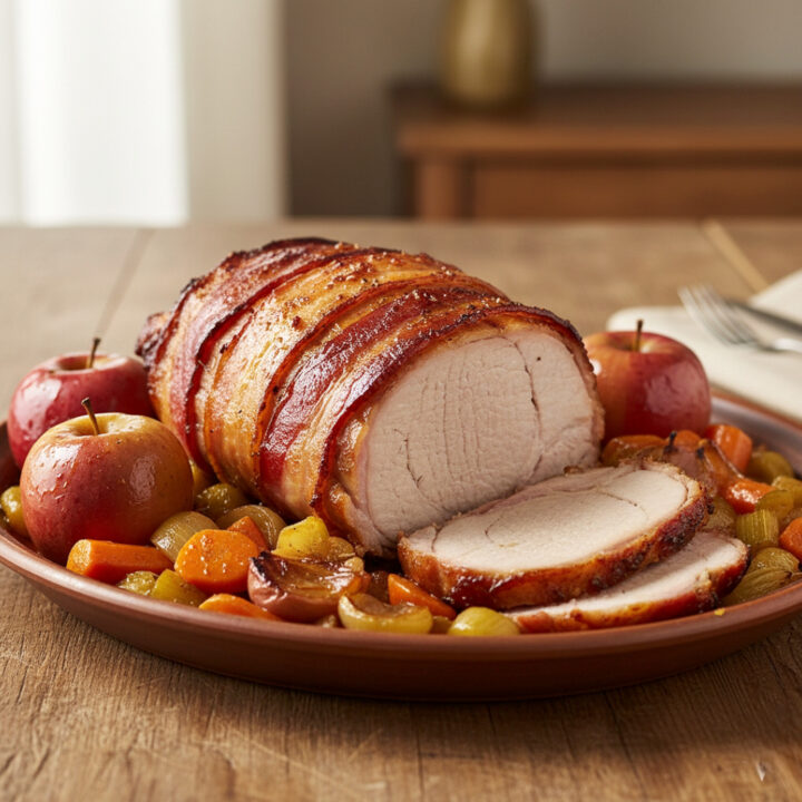 Arrosto di maiale alle mele