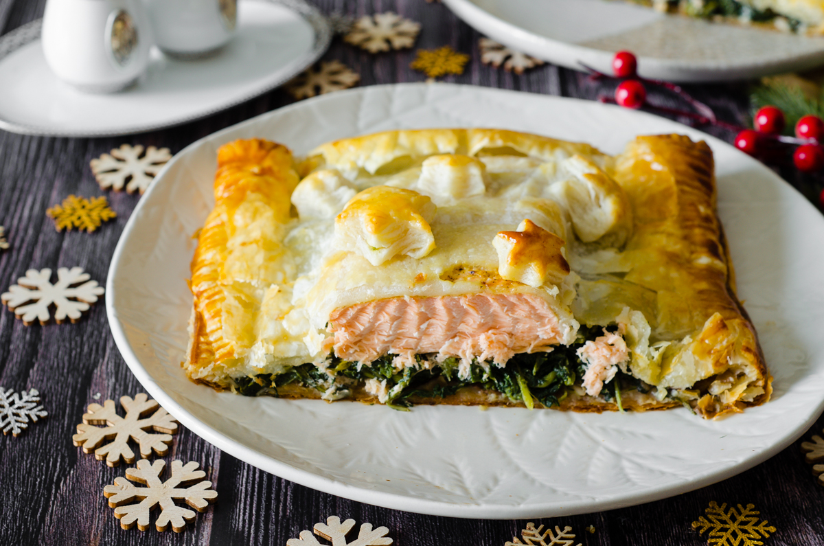 Filetto di salmone alla Wellington (salmone in crosta) - Le Ricette di ...