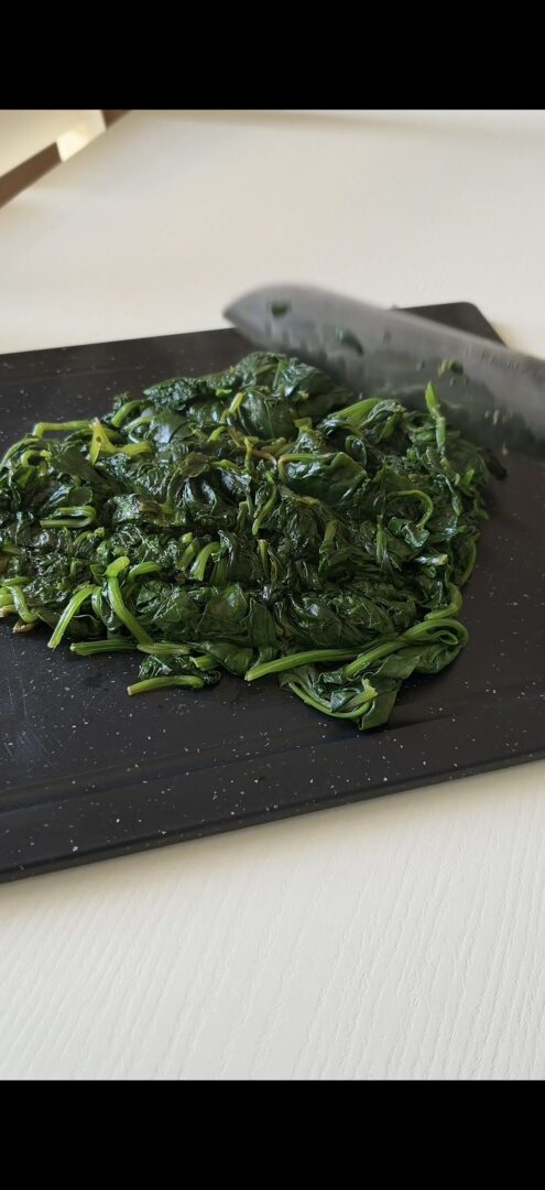 Tritiamo gli spinaci