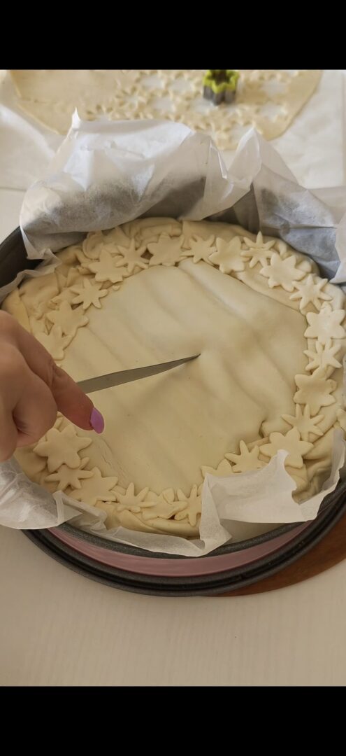 Chiudiamo con il secondo disco di pasta sfoglia
