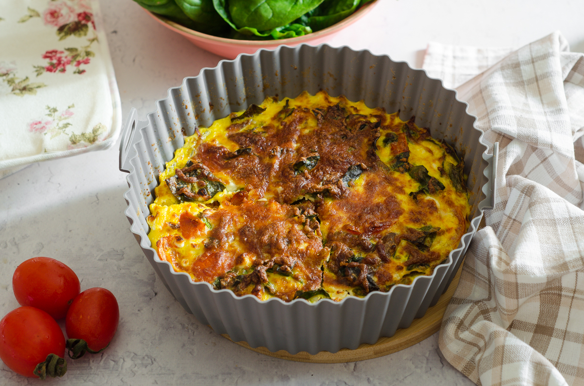 Frittata di Verdure in Friggitrice ad Aria: leggera, veloce e svuota frigo