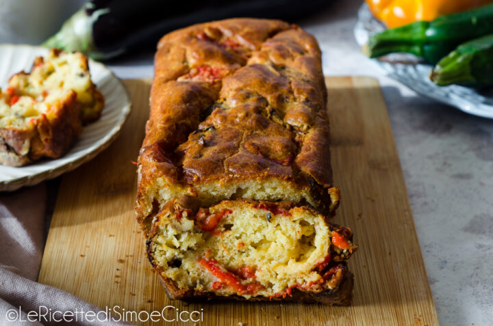 Plumcake salato con verdure grigliate