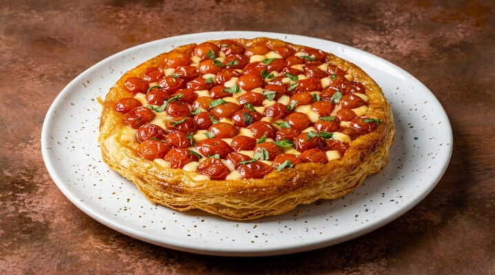 Tarte Tatin ai Pomodorini e Scamorza Affumicata