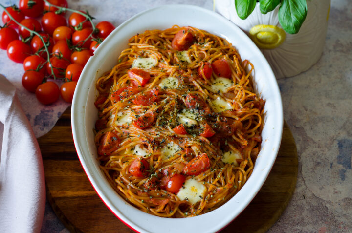 Spaghetti al forno alla pizzaiola 