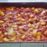Gnocchi al forno pomodoro e mozzarella