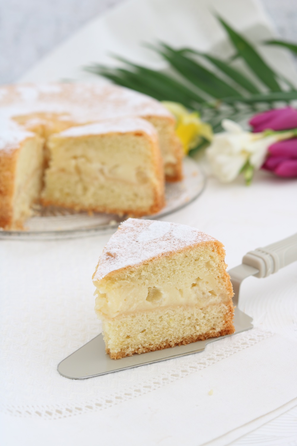 torta versata crema ananas