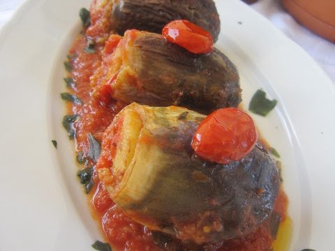 Melanzane ripiene alla Siciliana – Ricetta vegan vegetariana