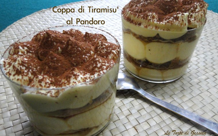 Coppe di Tiramisu' al Pandoro Coppe di Tiramisu' al Pandoro