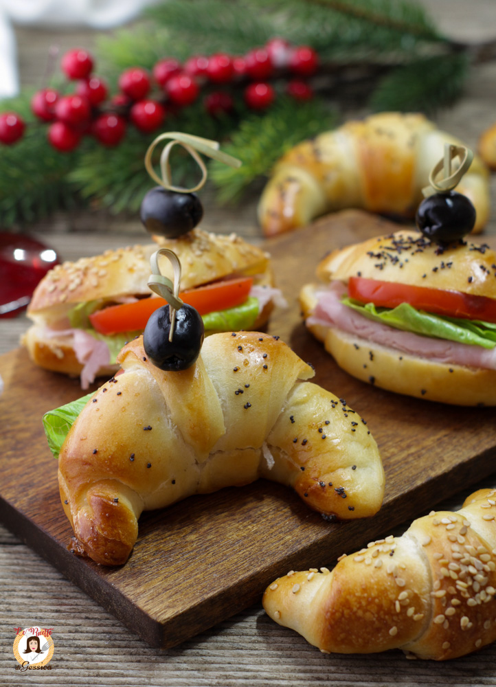 Antipasti Di Natale 2020 Bimby.Cornetti Salati Da Farcire Per Antipasti O Buffet Anche Bimby Croissant