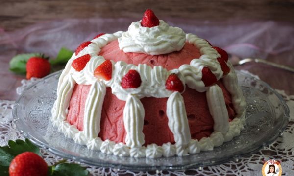 Zuccotto alle fragole – Anche Bimby – Torta gelato facile