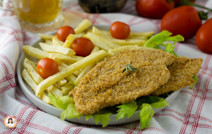 petto di pollo panato senza uova cotto al forno senza latte