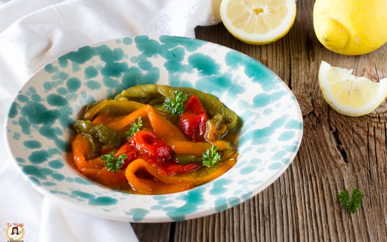 Insalata di peperoni grigliati al limone