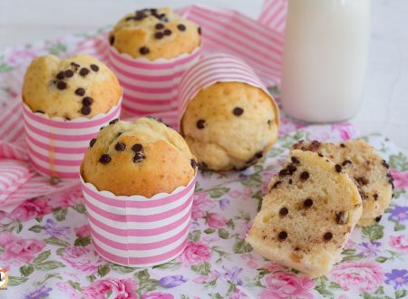 Muffin con gocce di cioccolato senza burro – Anche Bimby Muffin con gocce di cioccolato senza burro – Anche Bimby