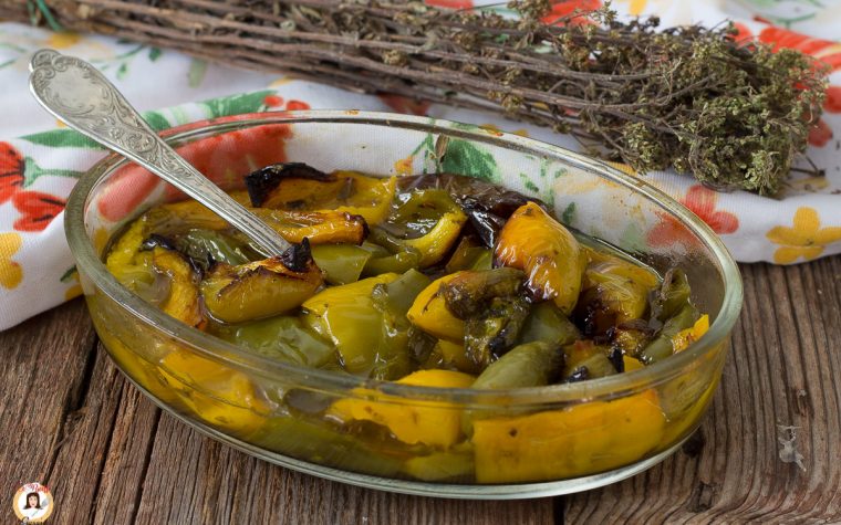 Peperoni in agrodolce cotti al forno - Contorno facile