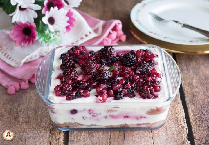 tiramisù ai frutti di bosco bimby