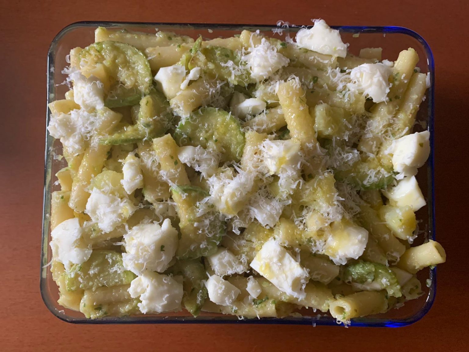 PASTA AL FORNO CON ZUCCHINE E PATATE - Senza besciamella