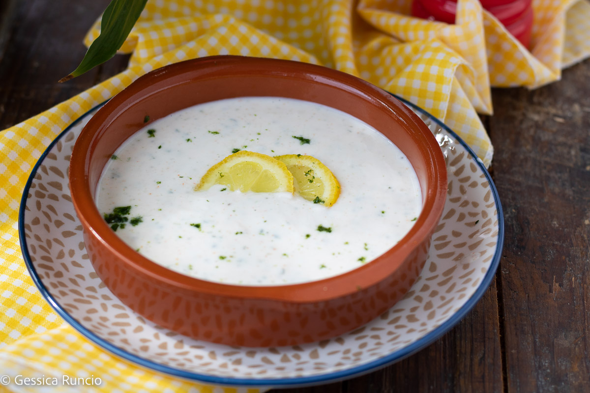 SALSA ALLO YOGURT GRECO E TAHINA - zorbas