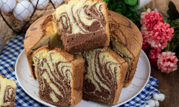 Zebra Chiffon Cake ( Ciambellone Americano) – anche Bimby