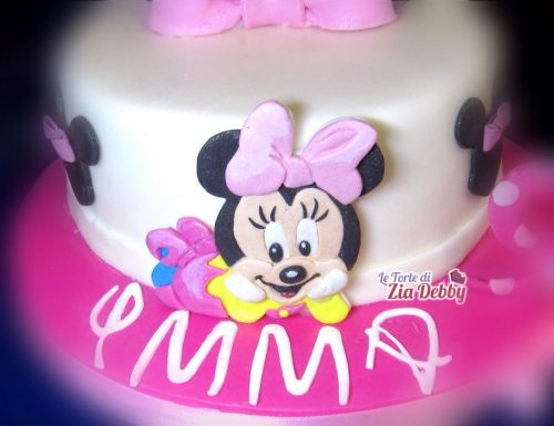 Baby Minnie torta  di compleanno