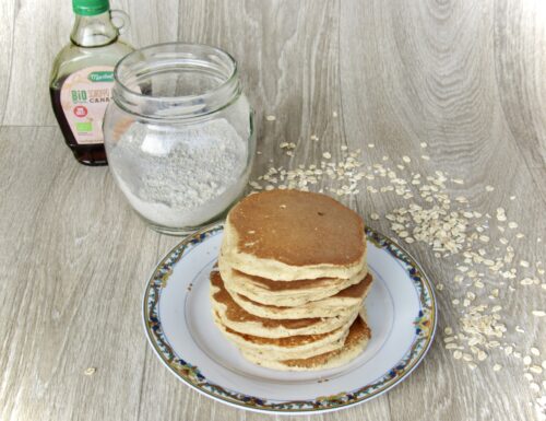 Pancake 🥞 proteici, con fiocchi di avena, senza farina 🌾