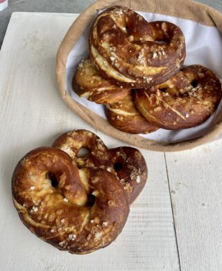 Bretzel dopo la cottura