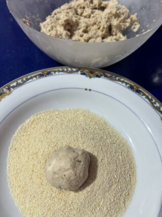 Panatura polpette con carne del bollito