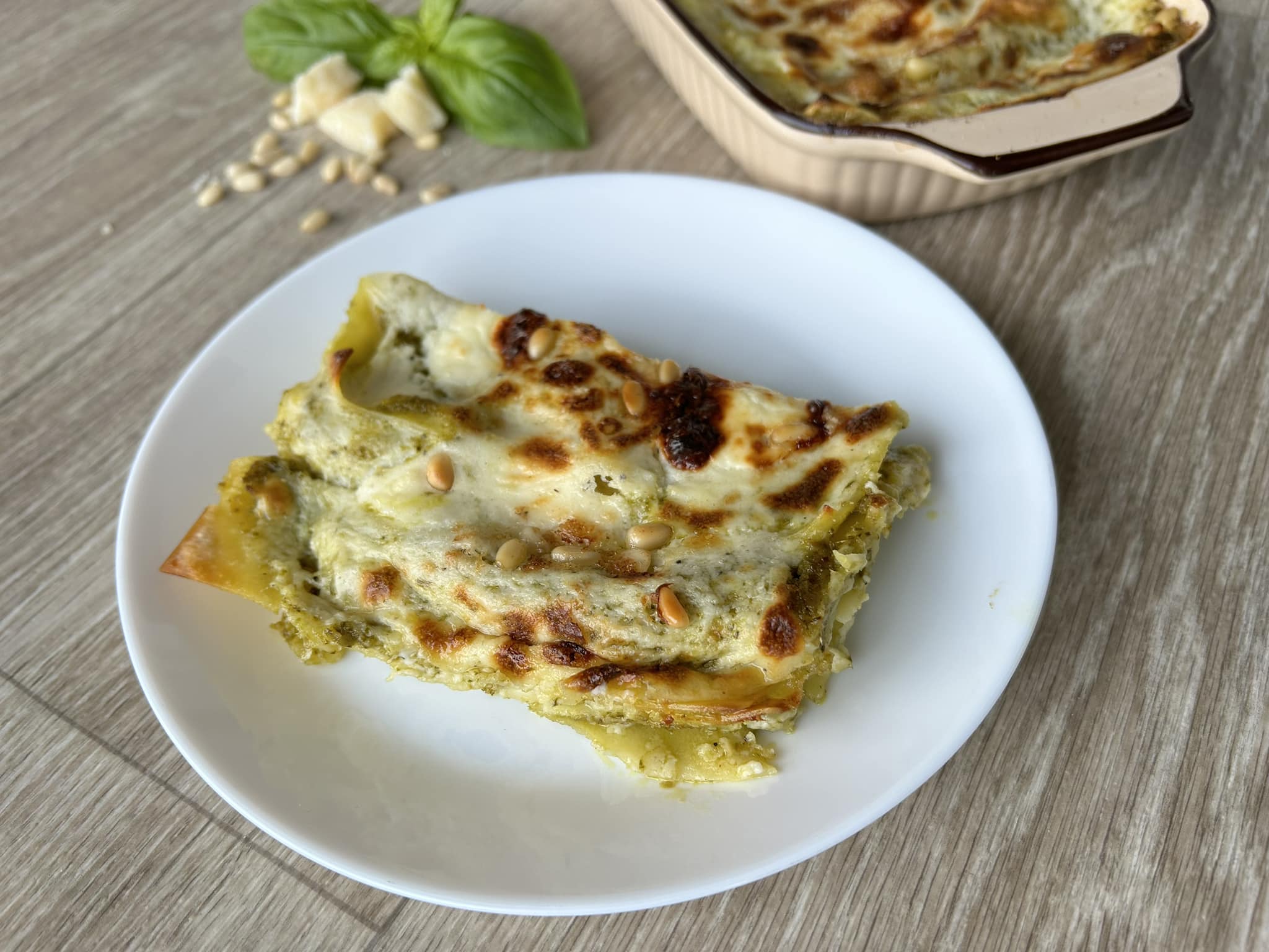 Lasagna al pesto