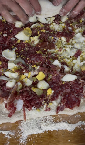 Preparazione casatiello