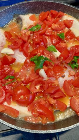 Preparazione pesce spada