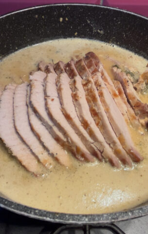 Preparazione arista di maiale al latte