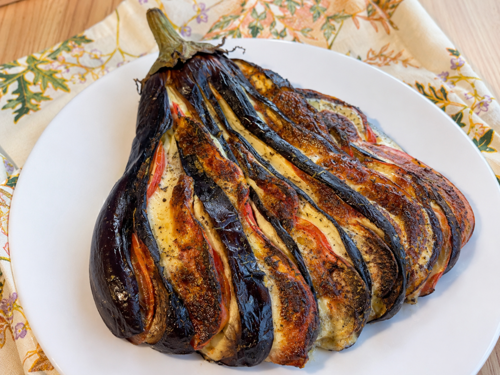 Melanzane al forno con pomodoro e mozzarella
