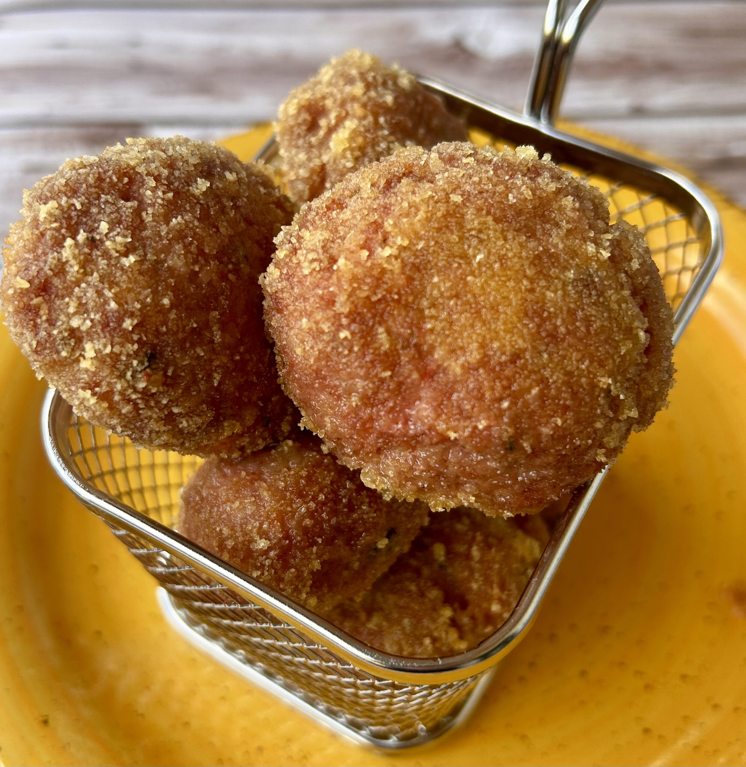 Polpette di vitello croccanti senza glutine dorate