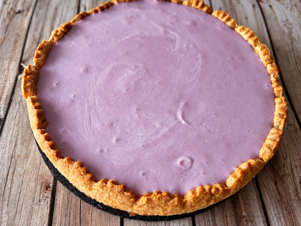 Crema al latte e ube
