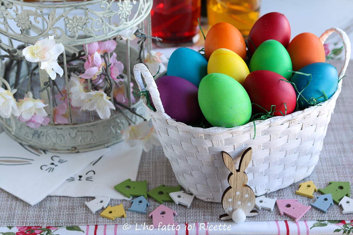 Pois con Sagome Decorative Heitmann Fiori Senza AZO Conigli Set di 5 Colori a Forma di Uova 