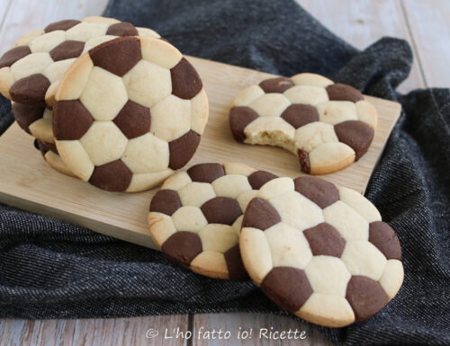 Biscotti pallone da calcio
