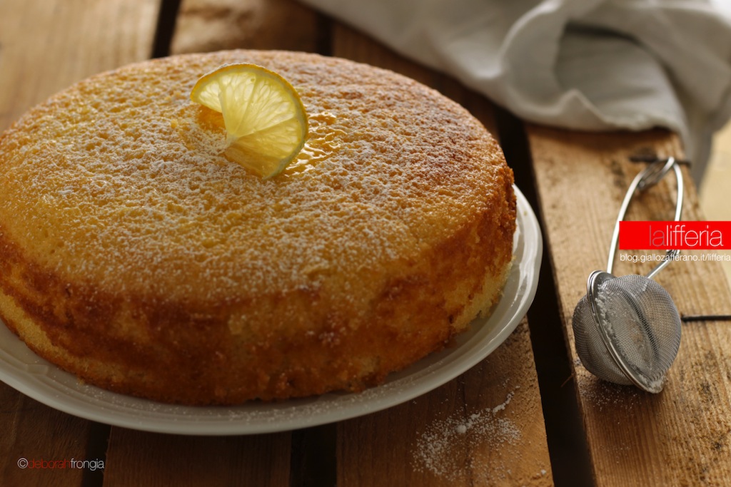 Torta al limone senza burro sofficissima