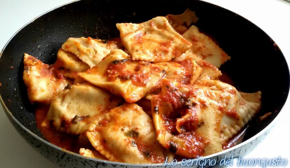Ravioli salmone e patate
