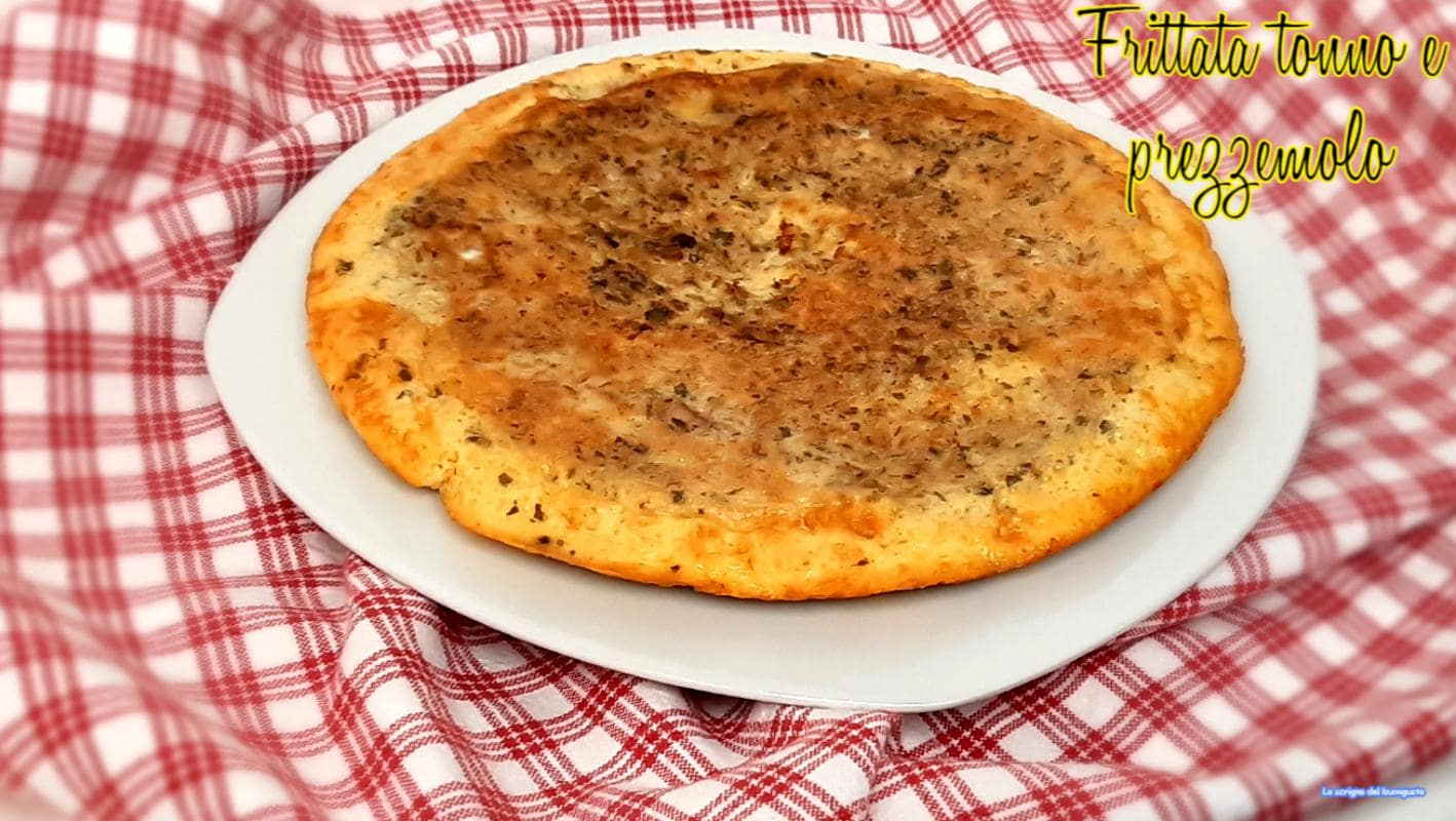 Frittata tonno e prezzemolo