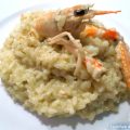 Risotto con crema di scampi