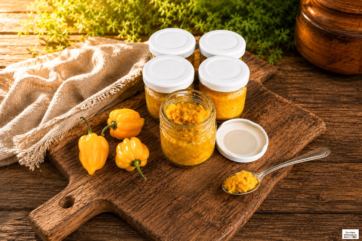 Crema di peperoncini Scotch Bonnet