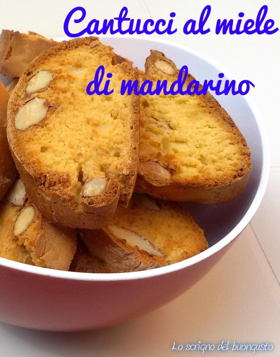 Cantucci al miele di mandarino