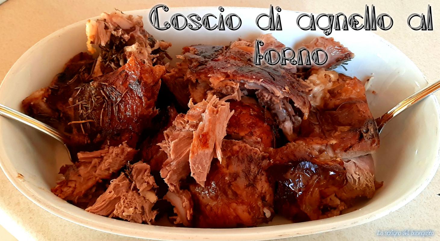 Coscio di agnello al forno