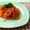 Pasta aglio e olio al pomodoro